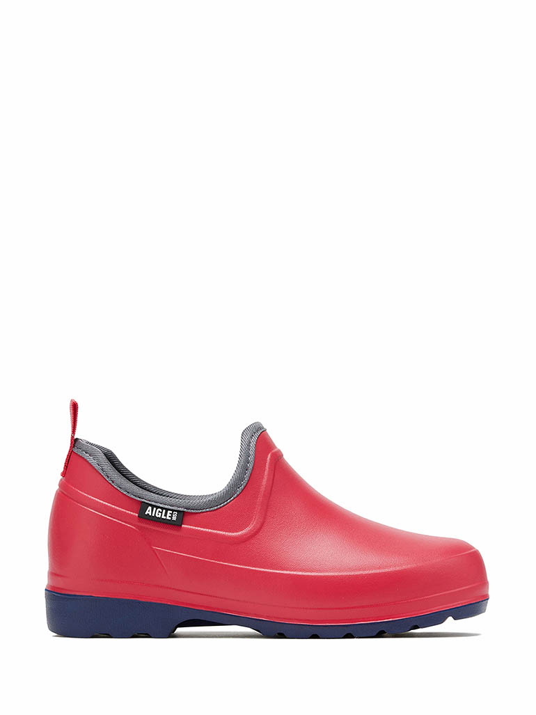 AIGLE ZZFNB59 全天候対応 防水 軽量 タデンプラス2 クロッグシューズ ブーツ レッド 37