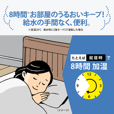 象印マホービン スチーム式加湿器 木造和室 ～8畳 プレハブ洋室 ～13畳 EE-DG50-HA グレー（HA）