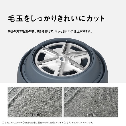 パナソニック 毛玉クリーナー NI-LC300-A ネイビー