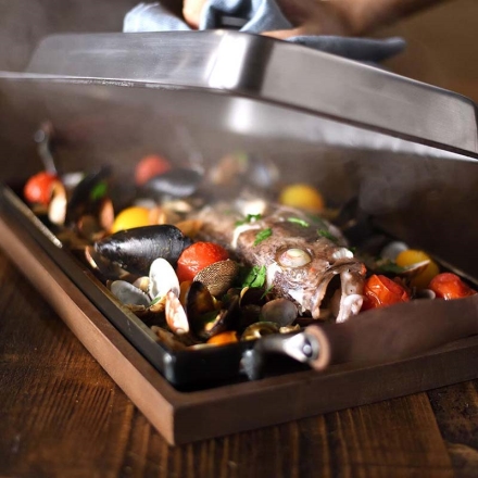 鉄板大 角蓋付き