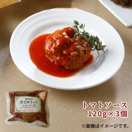 冷凍 黒毛和牛入りハンバーグ3種セット
