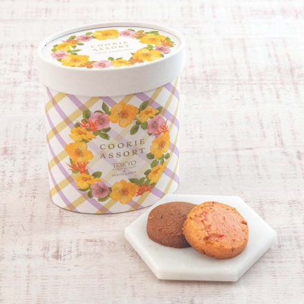 ピンクのカーネーション＋東京フラワーブーケクッキーアソートセット ピンクのカーネーション［サイズ（約）＝高さ35cm 鉢／直径15cm（5号鉢） 母の日 送料込み