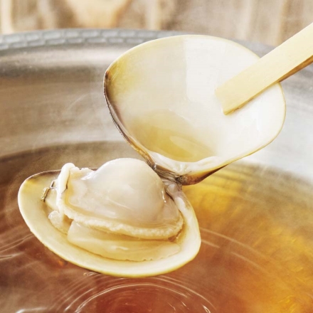 三重県産 活はまぐり鍋 はまぐり9個、生うどん120g×2、鍋つゆ500ml