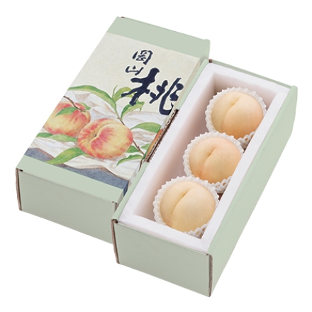 岡山産白桃 3個