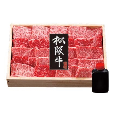 千力の松阪牛 焼肉用350ｇ 350ｇ（モモ・バラ）、タレ付