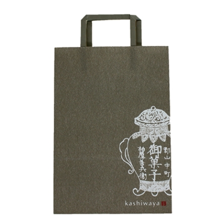 柏屋 薄皮饅頭 こしあん（手提袋付） 8個