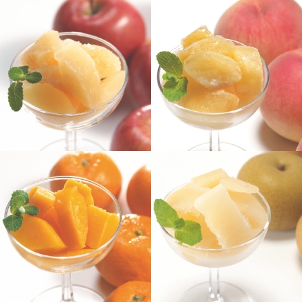 凍らせておいしい国産ジュース4種×5