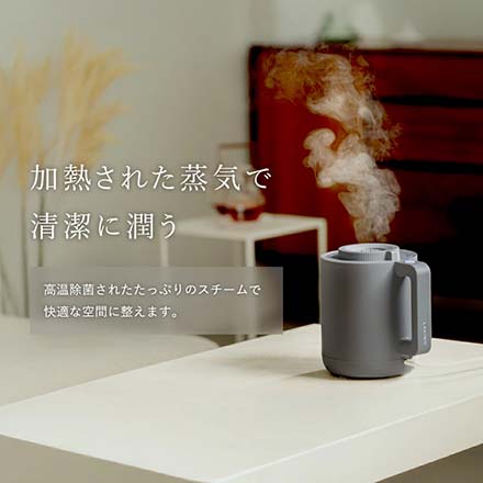 LAViNO ラビーノ ホットモイスト スチーム式 卓上加湿器 8時間連続