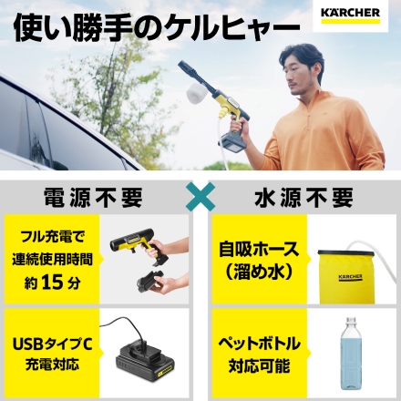 ケルヒャー モバイル高圧洗浄機 OC 5 ハンディ
