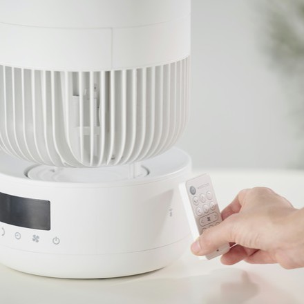 アイリスオーヤマ サーキュレーター WOOZOO 360 barrel ホワイト PCF-CD15TECA-W