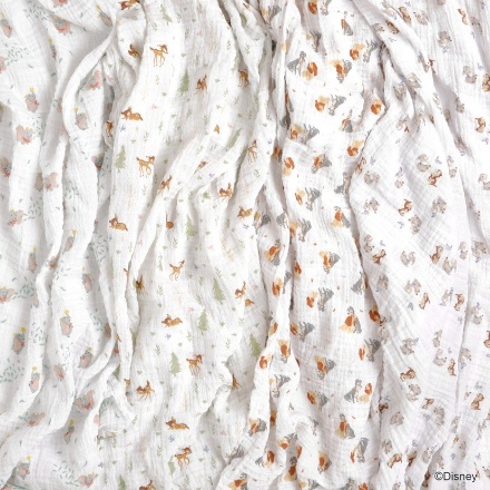 aden + anais おくるみスワドル ディズニー+フレンズ 4枚