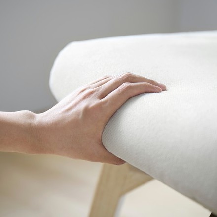 アイリスオーヤマ 折りたたみ回転チェア アイボリー OKCR-FA