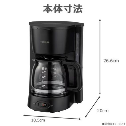 東芝 コーヒーメーカー TCD-5B　K