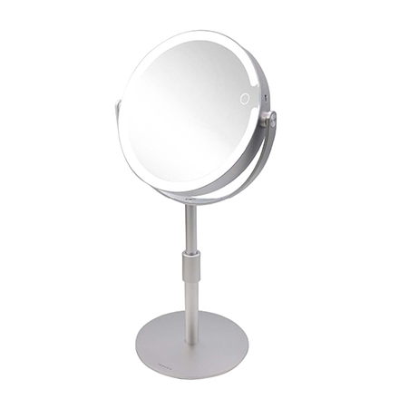 ＜VENUSiS＞ 卓上LEDミラー VML-4300-5X　シルバー（S）