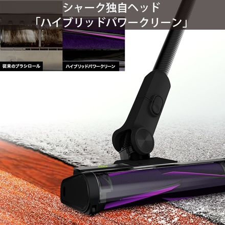 Shark CleanSense iQ+ コードレススティッククリーナー メタルブラック IW3241JBK