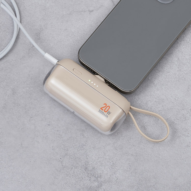 Life on Products ライフオンプロダクツ USB急速充電モバイルバッテリー USB PD（パワーデリバリー）対応 20W ベージュ LCAEA019