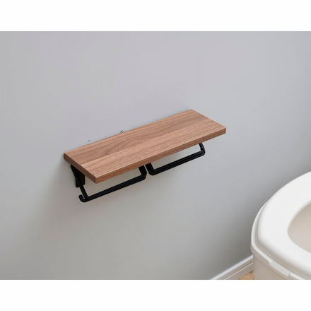 山善（YAMAZEN） ペーパーホルダー RPH-W(DBR3MBK)