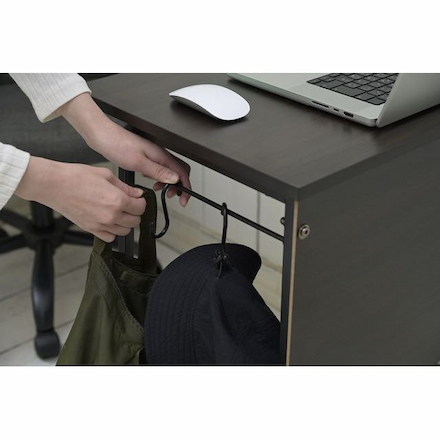 山善（YAMAZEN） ミニマルデスク GSD-6040(DBR/BK4)