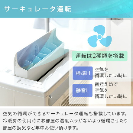 山善（YAMAZEN） 衣類乾燥除湿器 CD-H18A(W)