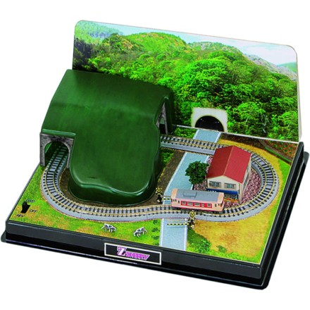 ロクハンZゲージ Zショーティーミニレイアウトセット トンネルタイプ + 専用情景セット