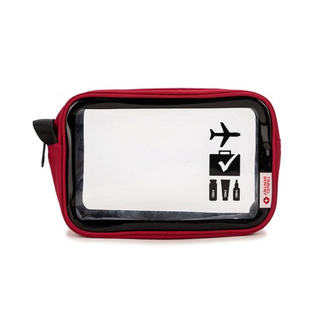 TRAVEL SENTRY トイレタリーポーチ レッド