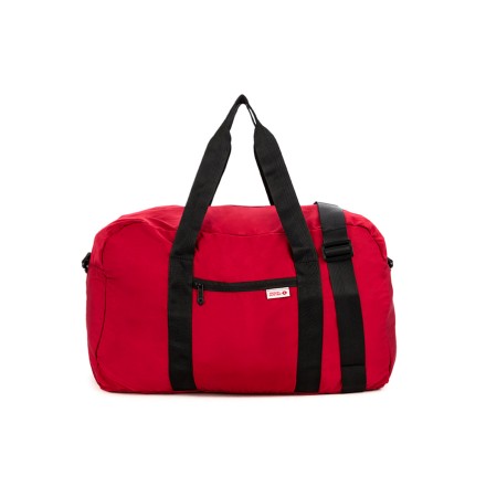 旅先の予備バッグ TRAVEL SENTRY 折りたたみ式ウィークエンダー ボストンバッグ ブラック