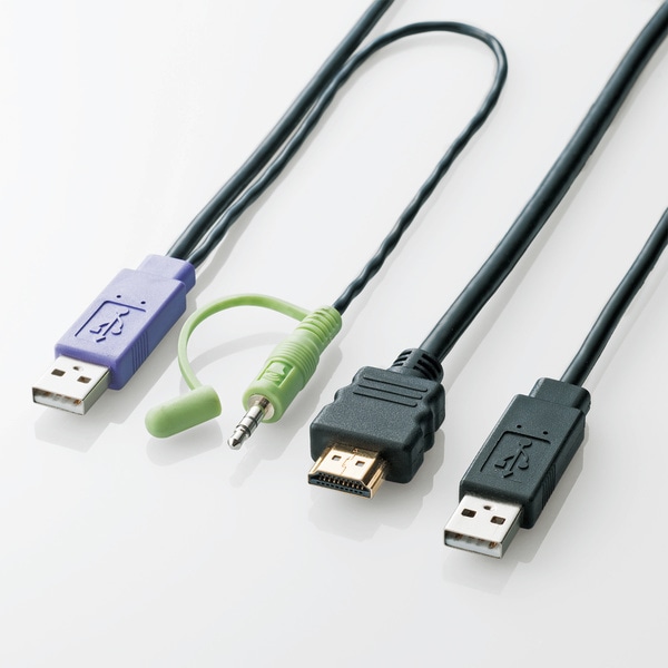 エレコム HDMI対応パソコン切替器 KVM-HDHDU2