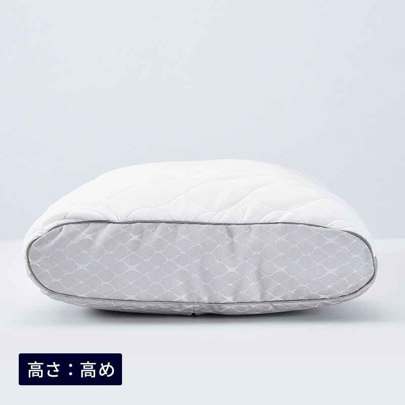 nishikawa【西川】 ファインスムーズ ファインクオリティプレミアム ミニ備長炭パイプ&ヒノキ枕 70×43cm 高め