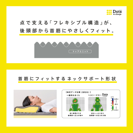 nishikawa【西川】睡眠Labo Dotsヘルシーピロー