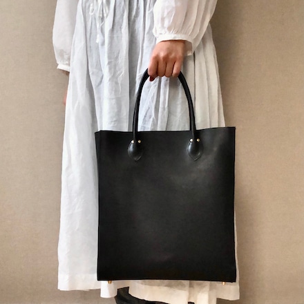 plain tote bag スミクロ（ブラック）