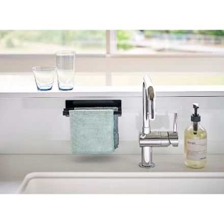 tower マグネット布巾ハンガー タワー スリム ブラック