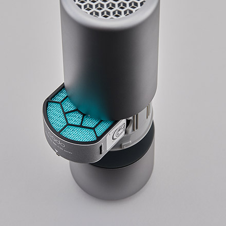 cado LEAF Portable リーフポータブル Air Purifier 空気清浄機 シルバー MP-C30-SL