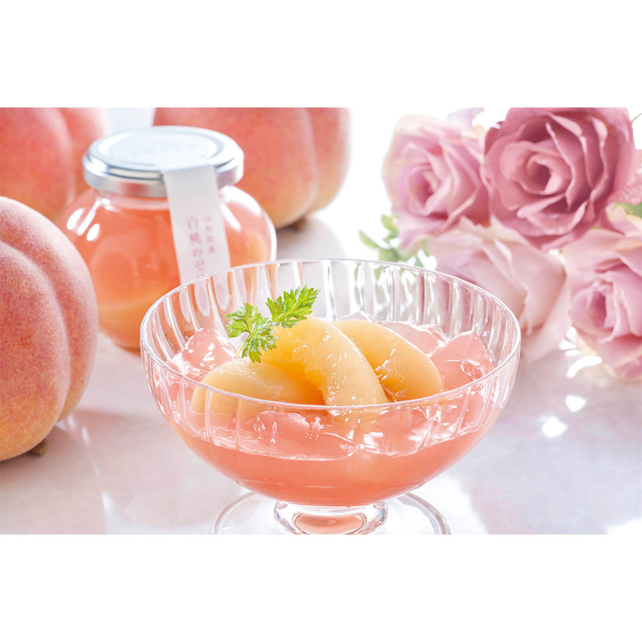 母の日 2026 母の日 山形県産白桃のゼリー 5個入 1851-060