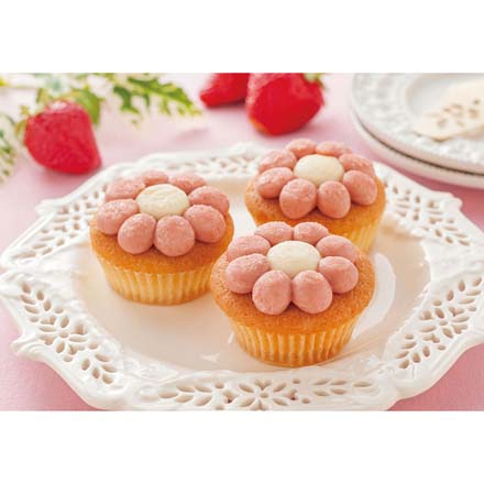 母の日 2026 母の日 あまおう苺のフラワーケーキ 8個入 1851-224