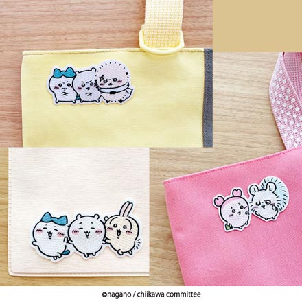 HNB ちいかわ ワッペン アップリケ ちいかわ名前