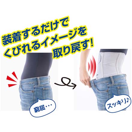 下腹ベルト コルセット お医者さんのがっちり下腹ベルト M-L