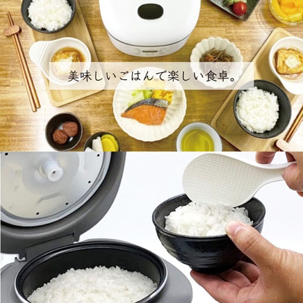 コンパクト 炊飯器 OKOMEDAKI ブラック