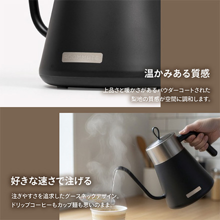 ケトル ステンレスケトル 温調付き グースネック