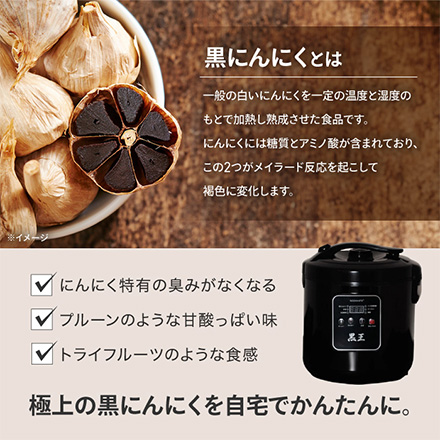 黒にんにく発酵器 黒王