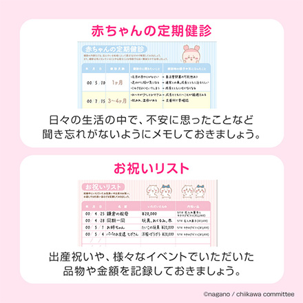 サンスター文具 ちいかわ 育児ダイアリー 育児日記 A5 FDC