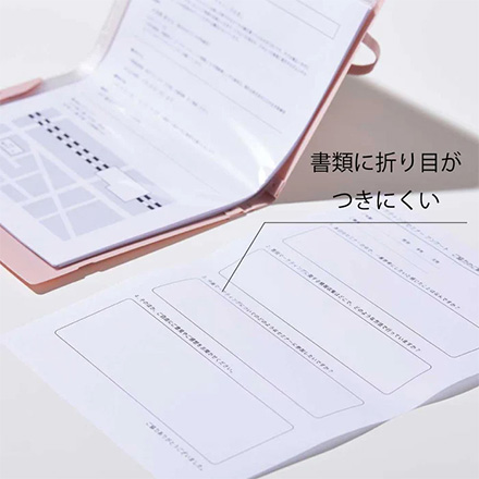 クリアーファイルコンパック ピンク FDC