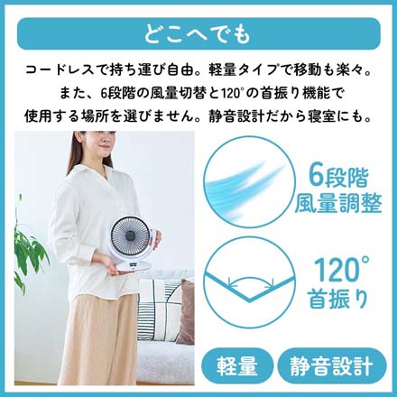 GoAir ポータブルスイング サーキュレーター