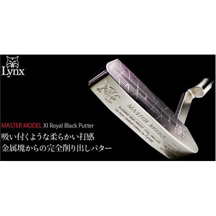 リンクス ゴルフ マスターモデル XI SUS303 ソフトステンレス マレット型 パター Lynx Master Model 34インチ