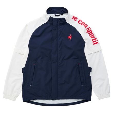 ルコック ゴルフ QGMXJH00W ストレッチフォーサー レインウエア 上下セット カッパ 雨対策 ブラック(BK00)/LL