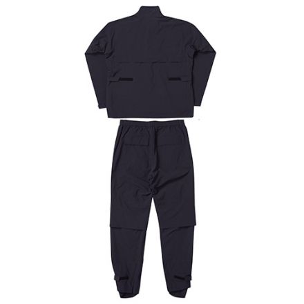 レディースブリヂストン 水神 レイン 上下セット 84G55 レインウエア ブラック(BK)/L