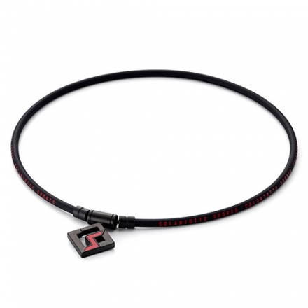 コラントッテ SPORTS PRO マグチタン 磁気 ネックレス ブラックチタン×レッド M
