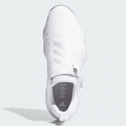 アディダス コードカオス 25 ボア NKZ93 スパイクレス ゴルフシューズ フットウェアホワイト×シルバーメタリック×グレーツー(ID8605) 26.5cm