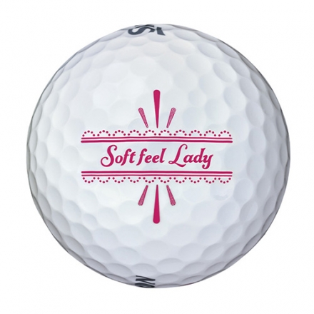 レディースダンロップ スリクソン ソフトフィールレディ ゴルフボール パッションピンク(PPK)
