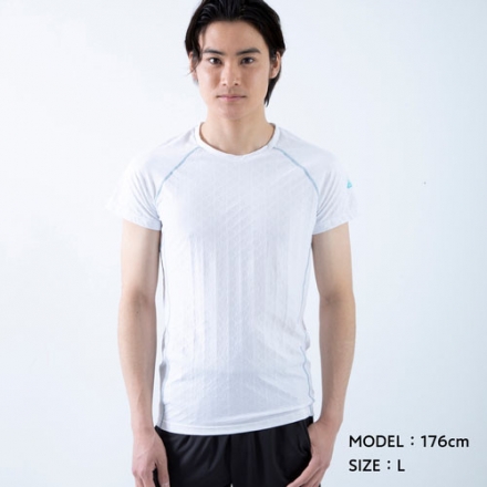 リベルタ FREEZE TECH PERFORMANCE LINE 25153384 冷感 半袖 クルーネック シャツ ホワイト(WHT)/L