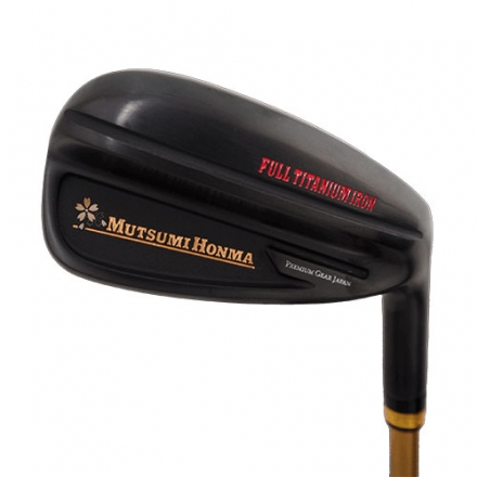 チタン設計ムツミホンマ フルチタン 中空 アイアンセット 5本組(6-P) MHオリジナル カーボンシャフト R